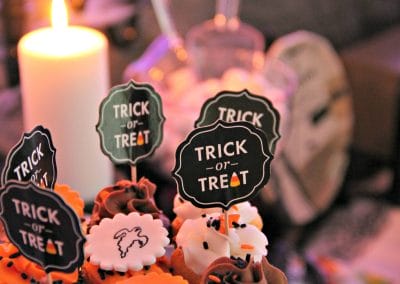 Dee Kay Events | Spooktacular Dessert Table Halloween Bar I Halloween Cupcakes