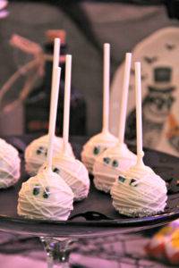 Dee Kay Events | Spooktacular Dessert Table Halloween Bar I Mummy Cake Pops
